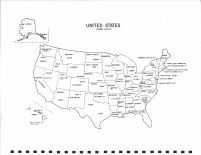 United States Map, Pine County 1972